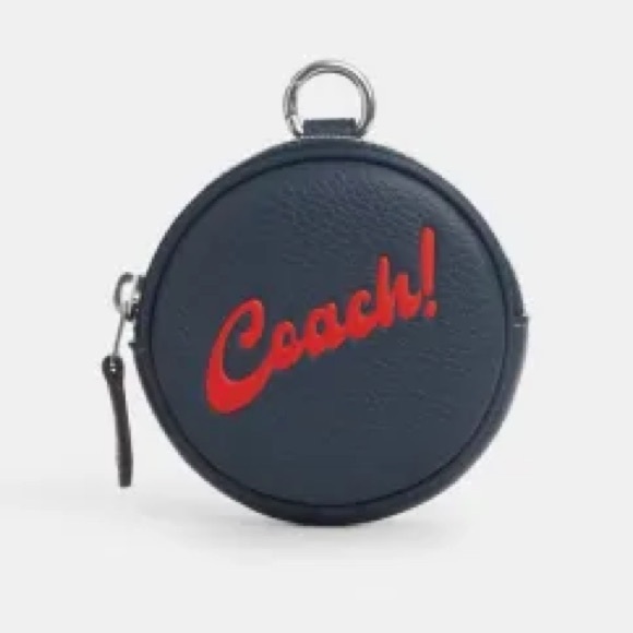NWT! Coach authentic leather keychain coin zip wallet - Picture 6 of 6